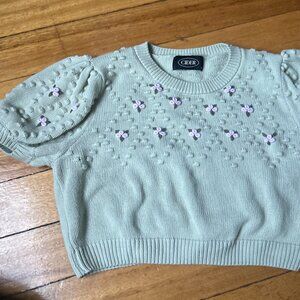Cottagecore Cropped Sweater T